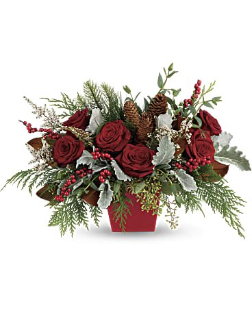 Winter blooms bouquet